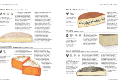 L'atlas pratique des fromages pâtes molles croute fleurie pâtes pressées non cuites