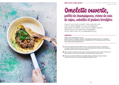 healthy brunch omelette champignons